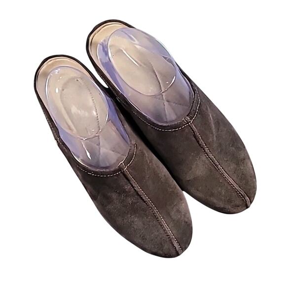 Easy Spirit Jaiva Brown Leather Mule Clogs – Size 8M - Picture 1 of 8